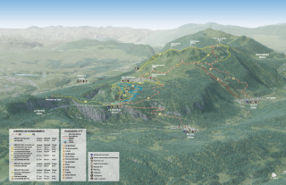 Mountain bike trails map