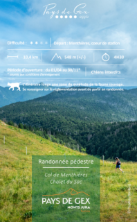 Hiking - Col de Menthières / Chalet du Sac