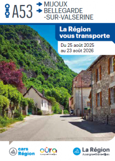 Bus line 153 : Mijoux - Bellegarde-sur-Valserine