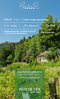 Hiking - Farges, la Pierre à Baptiste