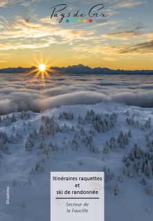 Snowshoe and ski touring routes - La Faucille area