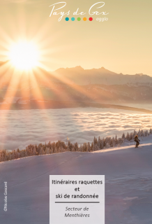 Snowshoe and ski touring routes - Menthières area