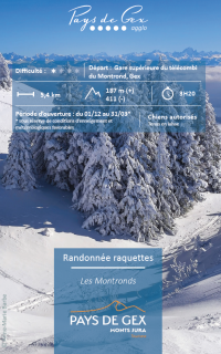 Snowshoe hike - Les Montronds