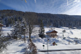 Chalet vu du village