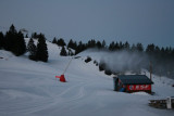 Les canons à neige si besoin..