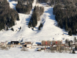View of the station with the location of the building