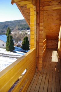 Vue balcon accès chambre