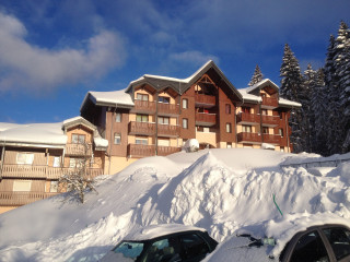 The residence under the snow