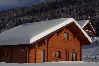 Chalet en hiver