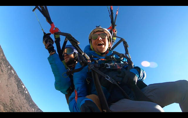 selfie parapente - © Romain Gabily selfie parapente