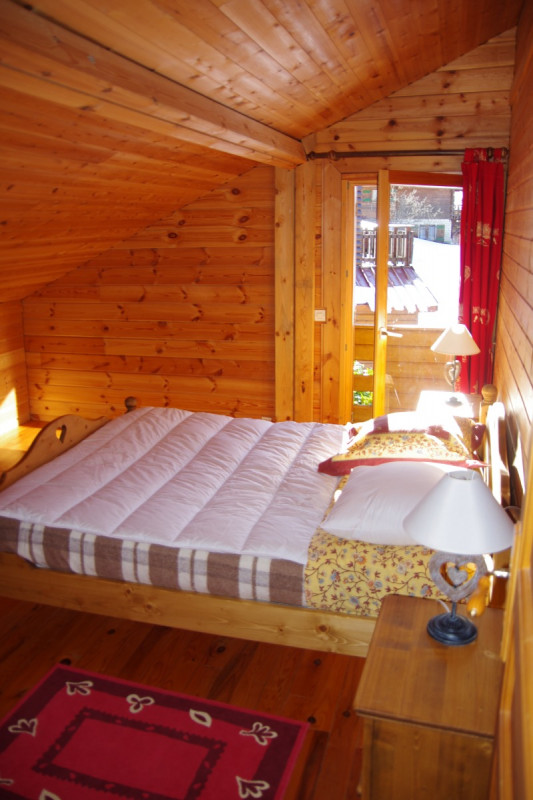 Chalet Courte Planche - Chambre étage avec balcon