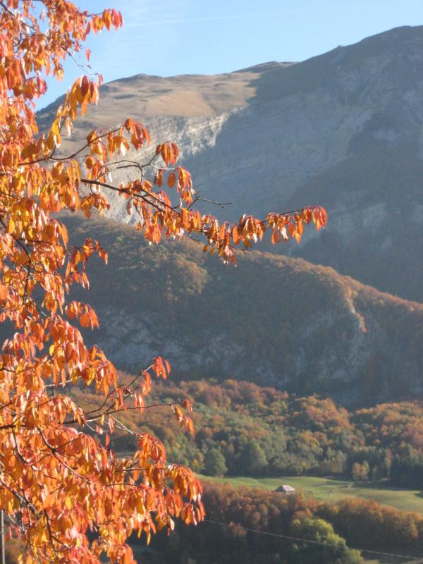 La roche de Lachat en automne
Vue du haut de Noire Combe