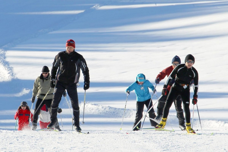Le ski nordique à la Vattay. - © Clévacances Le ski nordique à la Vattay.