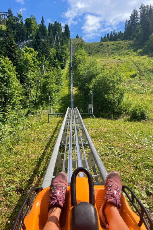Luge d'été au Col de la Faucille - © Clévacances Luge d'été au Col de la Faucille